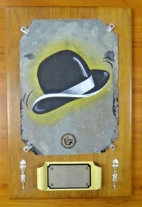 Rare Herb Score 1981 Tip of The Hat Award 13x20 - Picture 1 of 4