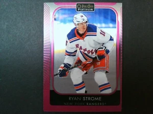 2021-22 O-pee-chee Platinum parallels insert u-pick matte pink sunset rainbow - Picture 1 of 33