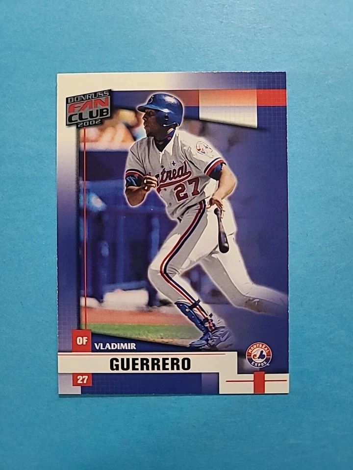 VLADIMIR GUERRERO 2002 DONRUSS FAN CLUB BASEBALL CARD # 3 H1958 - Image 1 of 1