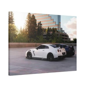Nissan R35 GTR High Resolution Museum Quality Horizontal Canvas Print #009 - Picture 1 of 10