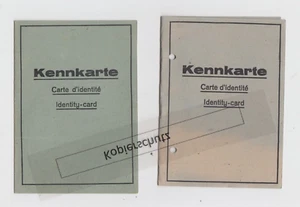 2 Kennkarte Carte d'identité 1946 Rüssingen Ottersheim Kirchheimbolanden Besatz - Picture 1 of 3