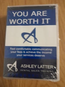 Ashley Latter You Are Worth It New And Sealed DVD Dental Sales Training New - Picture 1 of 2