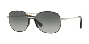 Persol Men Sunglasses PO2449S 107471 Silver/Grey Lens - Picture 1 of 2