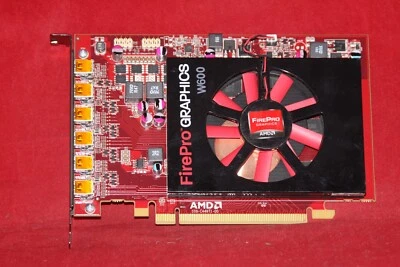 AMD FirePro W600, 2GB GDDR5, 6 x Mini DisplayPort. PCI Express Graphics Card. - Image 1 of 4