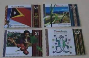 Timor Stamp 352-5 MNH Full Set Flag Topical Cat $17.50 - Picture 1 of 1