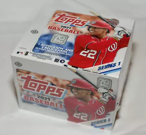 Caja Jumbo Hobby Béisbol Serie 1 Topps 2021 - Sellada de fábrica - ¡Envío rápido! - Imagen 1 de 3