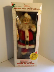 Vtg Telco MOTIONettes Christmas Santa Claus w Lighted Candle Animated 18 In - Picture 1 of 3