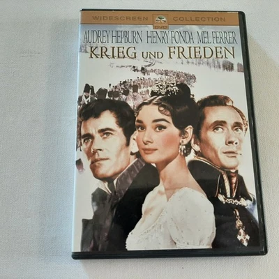 War and Peace DVD Audrey Hepburn Mel Ferrer Henry Fonda - Image 1 of 2