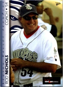 MultiAd Lehigh Valley IronPigs #28 2008 Rod Nichols - Imagen 1 de 2