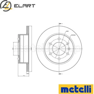 2x BRAKE DISC 23-0936 FOR MERCEDES-BENZ SPRINTER/35-t/Van/Platform/Chassis/Bus - Picture 1 of 6