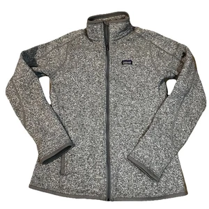 Patagonia Pullover Jacke Damen grau durchgehender Reißverschluss Größe Small gebraucht, in einwandfreiem Zustand - Bild 1 von 5