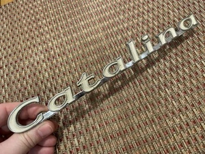 Pontiac Catalina 1969-1970 vintage adorno emblema escritura (ON-23-9) - Imagen 1 de 8