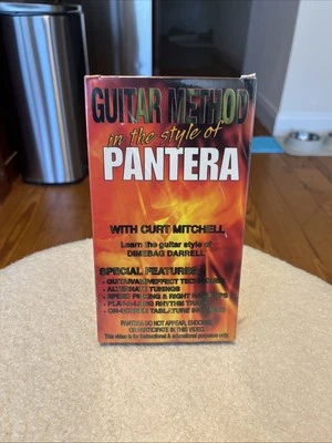 Guitar Method In The Style Of Pantera (VHS, 1999, MVP) Technique Brand New - Image 1 of 4