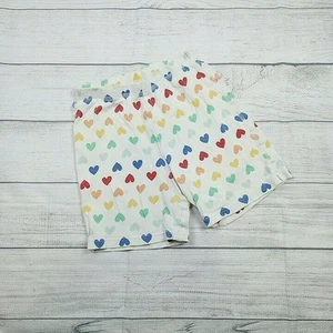12 Primary Heart Pajama Shorts - Picture 1 of 5