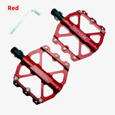 Pedal de bicicleta 3 rodamientos sellados 9/16 aleación de aluminio pedales de bicicleta de montaña MTB Foto 1 de 4