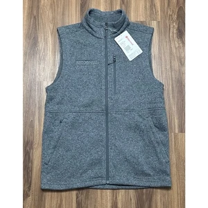 MARMOT Mountain Works Men's Fleece Drop Line Vest NWT Steel Onyx Grey Men's Sz M - Picture 1 of 10