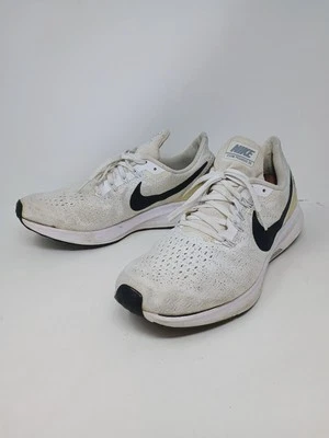 Nike Air Zoom Pegasus 35 Mens Size 9.5 White Athletic Running Shoes Sneakers - Image 1 of 4