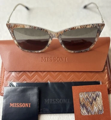 Nuevas gafas de sol Missoni - MIS0106S Z9KHA talla 56-16-140 piel de serpiente  Foto 1 de 4