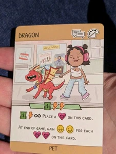 Adulthood - Dragon Pet Card - 2025 Gencon Promo Card (Brotherwise Games) - Picture 1 of 3