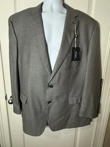 Ralph by Ralph Lauren Sport Coat NWT Mens 52R Houndstooth Wool Silk Sport Coat - Picture 1 of 7