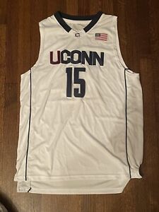 UConn #15 Kemba Walker Basketball Jersey White XL NCAA