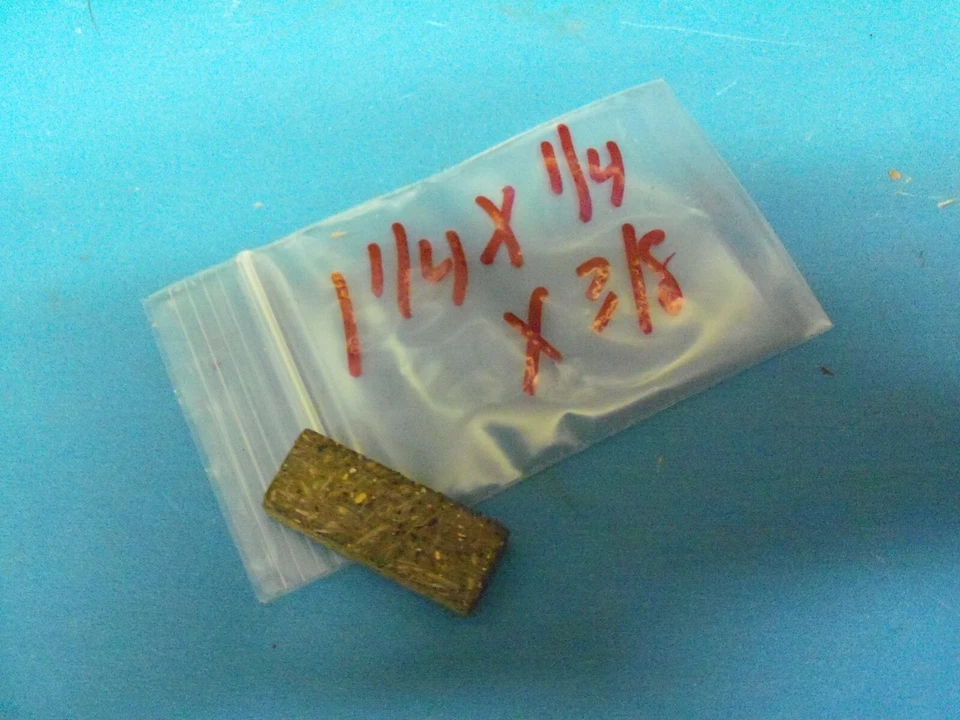 FRENO DE PASTILLAS PARA HUSQVARNA ROPER CRAFTSMAN 1 1/4"X1/4"X3/8" OEM OP16 Foto 1 de 1