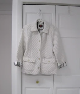 NWOT Womens White Outerwear Jacket Size-L - Picture 1 of 8