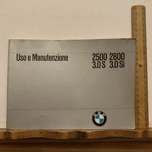 Libretto uso e manutenzione BMW 2500/2800/3.0S/3.0Si - 1974 - Originale - Foto 1 di 7