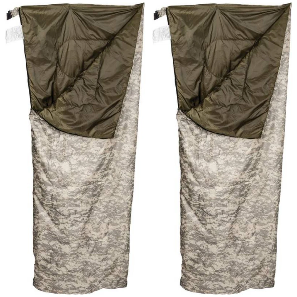 2 Winter Army Military Sleeping Bags Outdoor Digital Camo Camping Sleeping Bag - Image 1 of 4