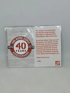 Pin recuerdo 40 años The Home Depot 1979-2019 - Imagen 1 de 2
