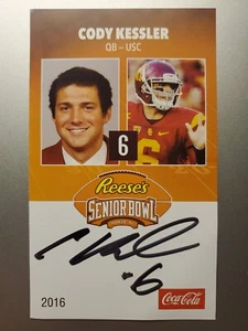 Cody Kessler Rookie AUTO 2016 Senior Bowl Cleveland Browns - Bild 1 von 1