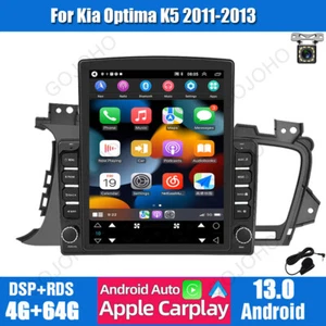 9.7" 64GB For Kia Optima K5 2011-2013 Apple CarPlay Android 13 Car Stereo Radio - Picture 1 of 24