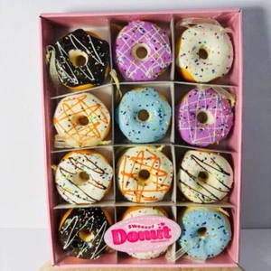 Kurt Adler 2.5" Foam Donut Ornaments, 12-Piece Box Set (# D2987) - Picture 1 of 7