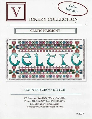 Celtic Harmony Counted Cross Stitch Pattern Vickery Designs #2037 - Image 1 of 2