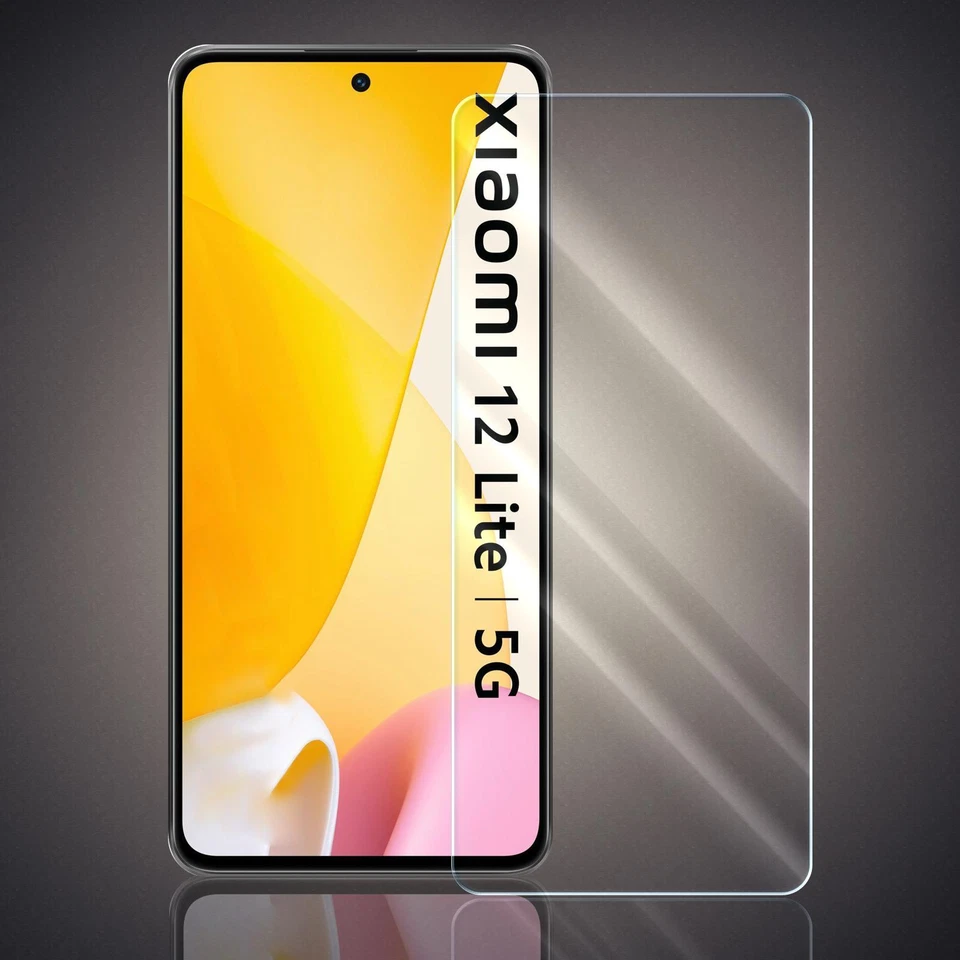 2x armor film for Xiaomi 12 Lite real glass screen protector film glass film 9H - Image 1 of 4
