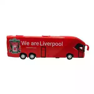 Official Liverpool FC Miniature Team Bus - Collectible Display Model - NEW - Picture 1 of 5