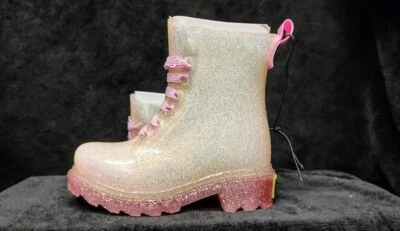 Western Chief 学步儿童 女孩 Stella 珠光闪光雨靴 6 点亮 — 第 1/4 张图片