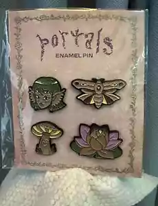 Melanie Martinez Portals Enamel Pin Pack Candle Mushroom Official Merch Rare - Imagen 1 de 6