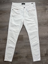 White Jeans Women's Sz 28 -Buffalo David Bitton- Faith Mid Rise Skinny