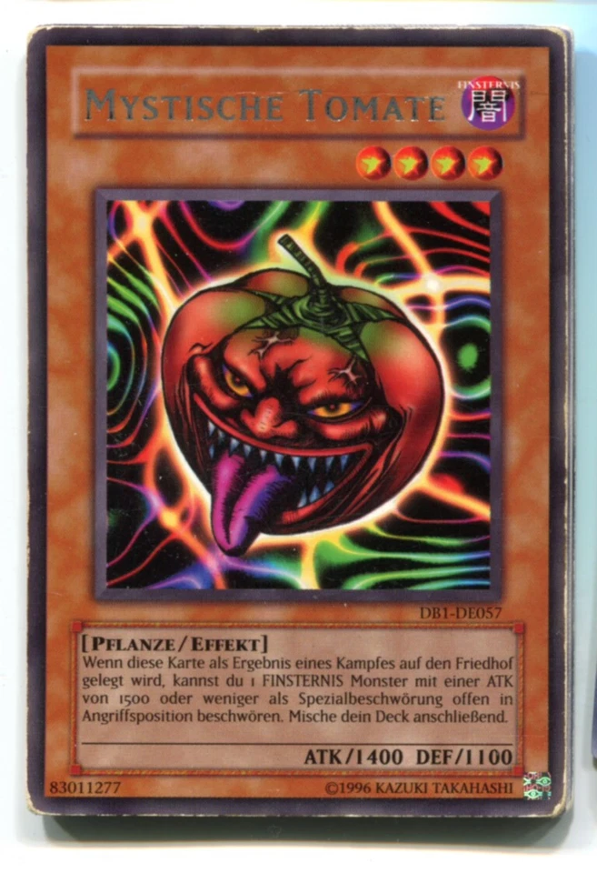 Yu-Gi-Oh! PLAYED/POOR Mystische Tomate Rare - Bild 1 von 1