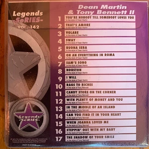 Legends Karaoke CDG 142 Dean Martin, Tony Bennett - Picture 1 of 1