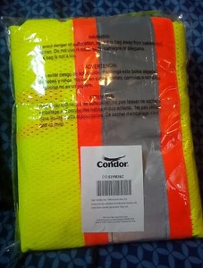 Chaleco de Seguridad Condor Alta Visibilidad Amarillo/Verde 2XL y 3xl53ym37 ¡NUEVO! (1PC) - Imagen 1 de 1