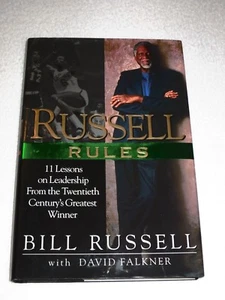 ***NEW**BILL RUSSELL SIGNED***RUSSELL RULES***W/ DAVID FALKNER - Picture 1 of 5