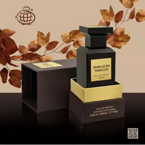 Vanille En Tobacco By Fragrance World EDP Eau De Parfum 80 ML - Super Rich Niche - Picture 1 of 3