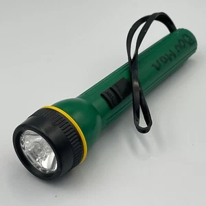 Vintage Rayovac Green Plastic Mini Flashlight 6" Tested Works - Picture 1 of 14