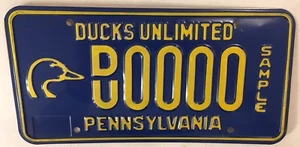 Pennsylvania ENTEN UNLIMITED Nummernschild D/U Wildlife Hunter Jagd Geflügel Vogel - Bild 1 von 12