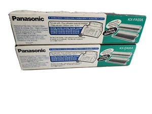 2) Original Panasonic KX-FA55 + KX-FA53 Fax Tinte Ersatz Film Patrone Rollen - Bild 1 von 3
