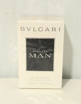RARO BVLGARI MAN 30 ml EAU DE TOILETTE SPRAY FUE SELLADO ORIGINAL DESDE 2012