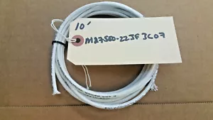 M27500-22JF3C07 22 AWG 3 CONDUCTOR PTFE COATED GLASS OVER PTFE SHIELDED WIRE - Picture 1 of 4