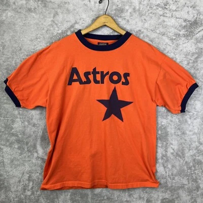 Vintage Houston Astros Nolan Ryan #34 Cooperstown Majestic Shirt Jersey XL USA - Image 1 of 4